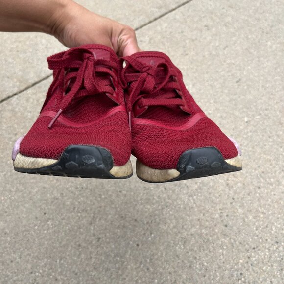 Adidas NMD R1 Collegiate Burgundy Runners Women’s Athletic Sneakers blokecore - Picture 6 of 14
